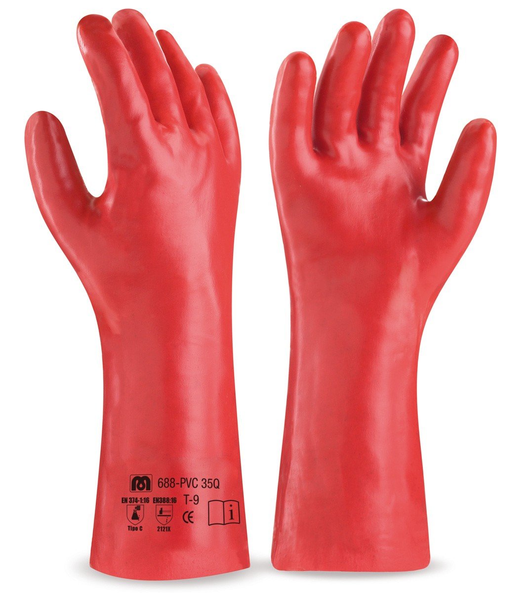 Guantes PVC Rojos - 70cm